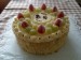 Piškotový dort s čerstvým ovocem a smetanovým krémem - k výročí (2)