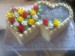 Pišktový dort - spojená srdce - pro nevěstu. Loučení se svobodou (2)
