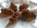 Vánoční domácí cukroví - ořechové tyčinky s nugátovým krémem